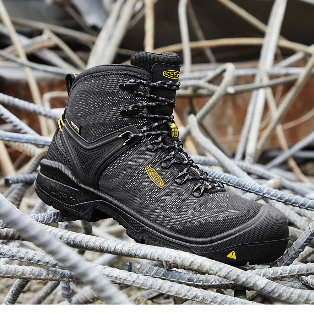 Keen Men's Dearborn 6 Inch Waterproof Work Boots with Carbon-Fiber Toe from Columbia Safety